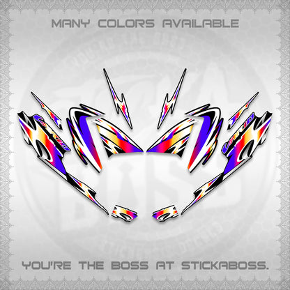 CLICK 125 V4 VARIO STRIPING DECALS (2026 NEW LED DESIGN) STICKER DECALS By STICKABOSS