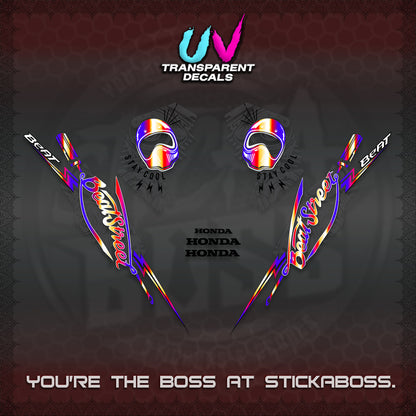 BEAT FI V2 UV TRANSPARENT DECALS (2026 BEATSTREET DESIGN) STICKER KITS BY STICKABOSS
