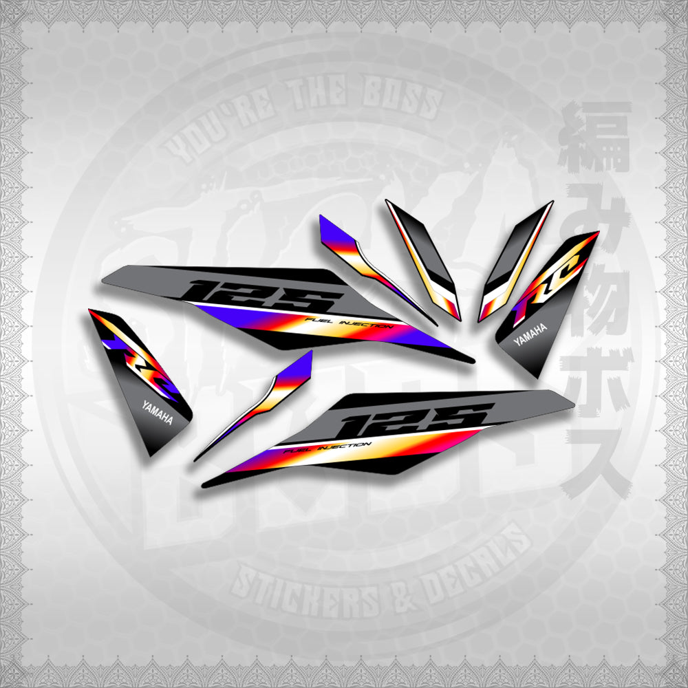 MIO I 125 M3 DASH RC EDITION STICKER DECALS By STICKABOSS (SOFIE LAMINATED WATERPROOF)