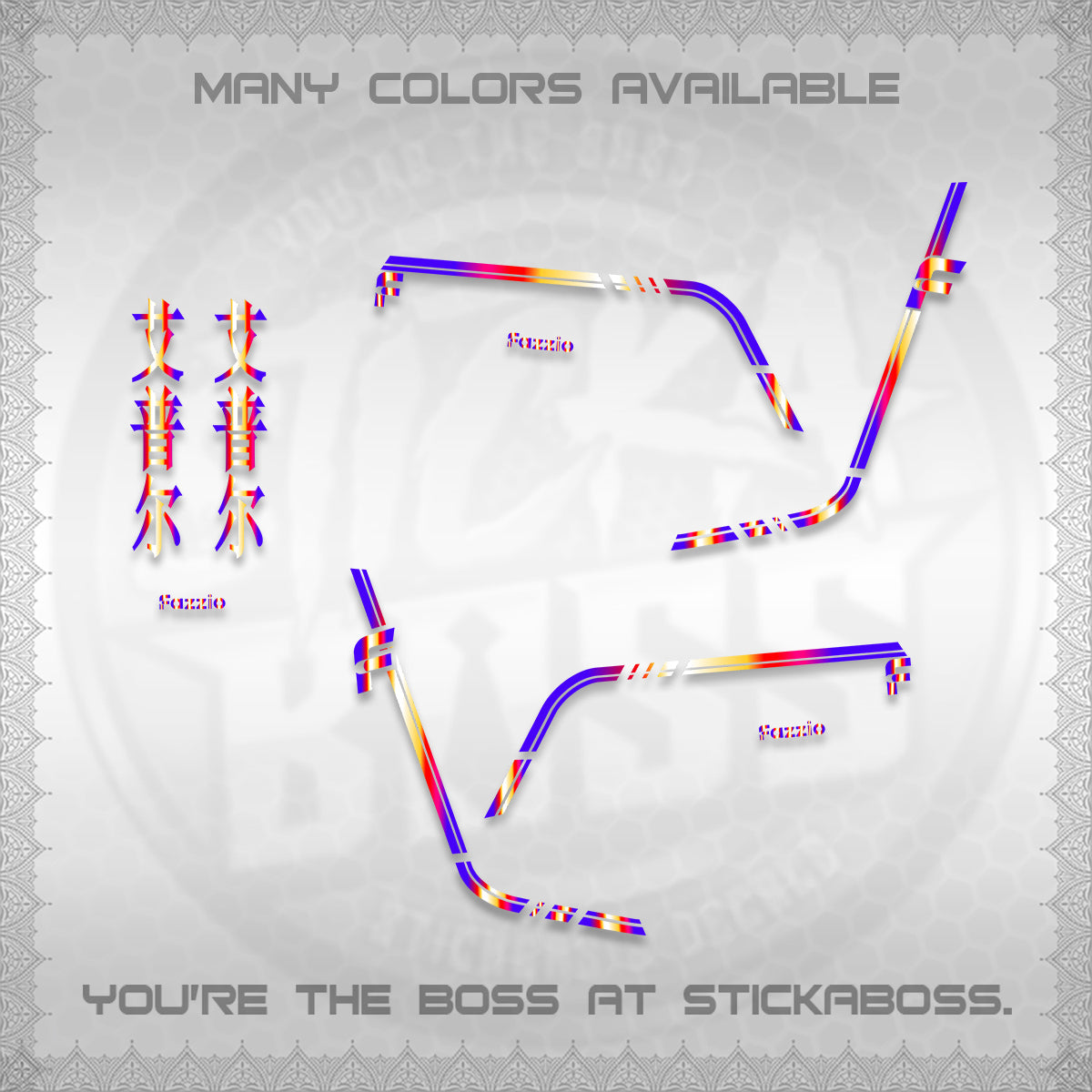 FAZZIO DECALS (2026 JAPAN LINES) STICKER KITS BY STICKABOSS