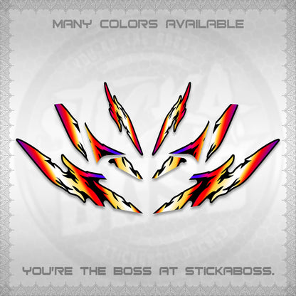 CLICK 125 V4 VARIO DECALS (2026 TAMIYA-STYLE RACING DESIGN) STICKER KITS By STICKABOSS