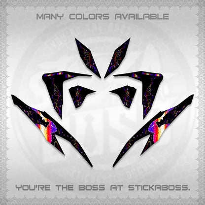 CLICK V2 DECALS (2026 2F2F SWIRL DESIGN) STICKER KITS BY STICKABOSS