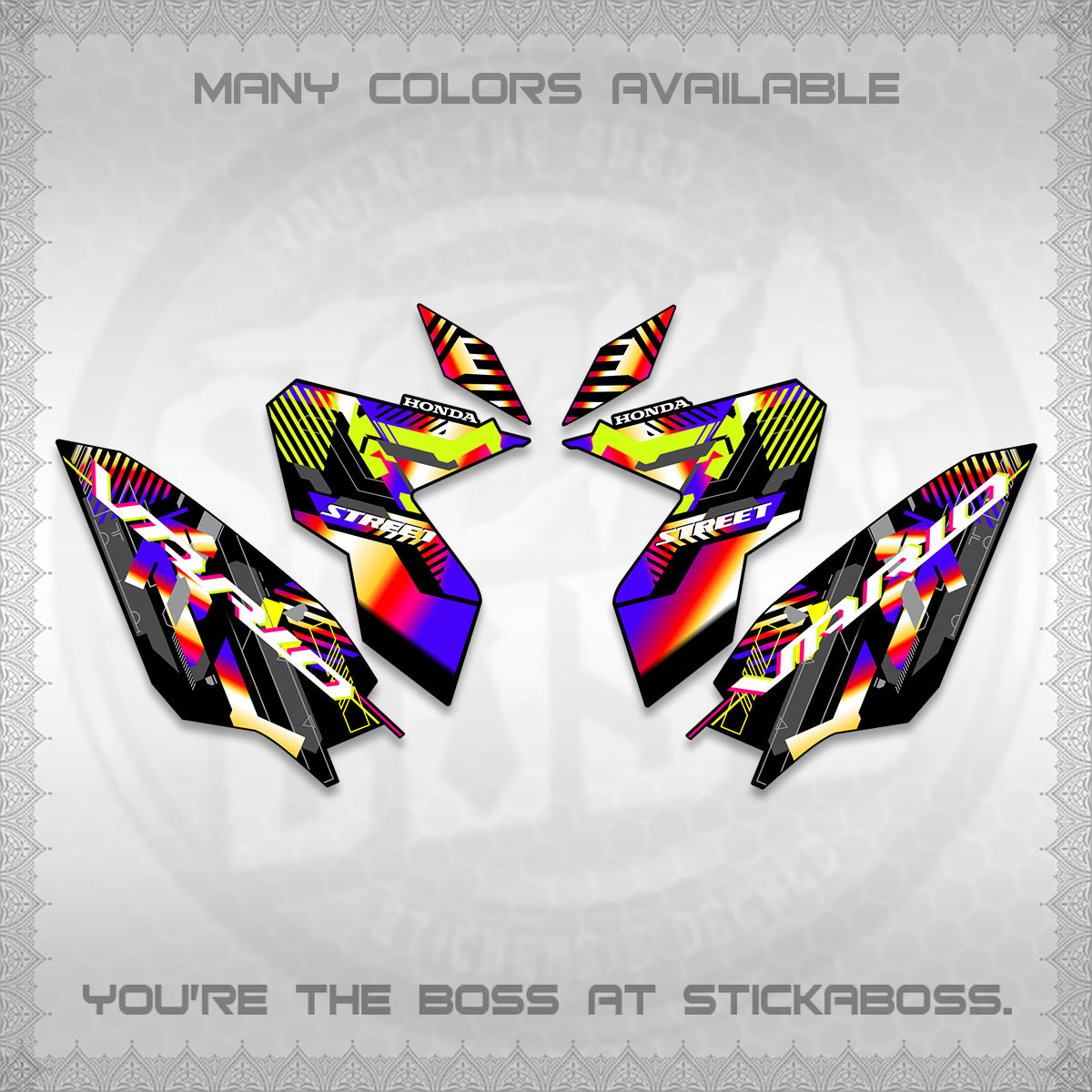 CLICK 125 V3 VARIO DECALS (2026 STREET STYLE EDITION) STICKER DECALS By STICKABOSS