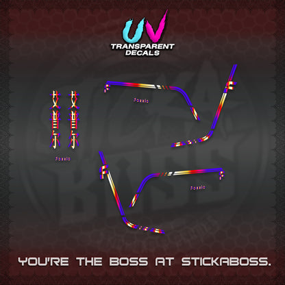 FAZZIO UV TRANSPARENT DECALS (2026 JAPAN LINES) STICKER KITS BY STICKABOSS