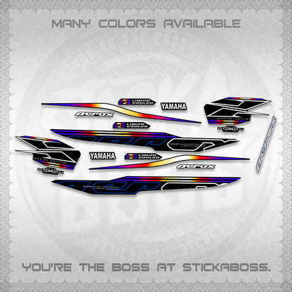 AEROX 155 V1 DECALS (2026 CYBER STYLE 01) STICKER KITS BY STICKABOSS