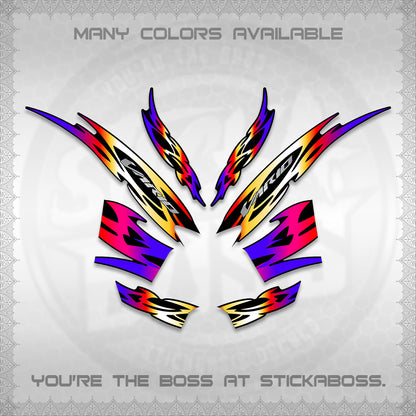 CLICK 125 V2 INDO STRIPING DECALS (2026 NUSANTARA MOTIF) STICKER DECALS By STICKABOSS