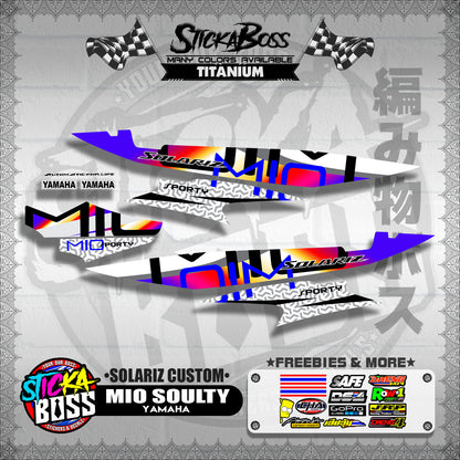 MIO SOULTY DECALS ( SOLARIZ CUSTOM )【WITH FREEBIES】
