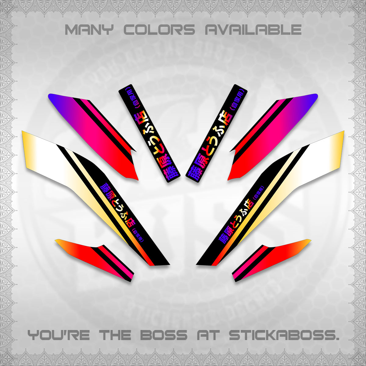NMAX V2 DECALS (TRUENO STYLE DESIGN) STICKER KITS By STICKABOSS