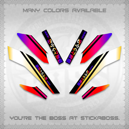 NMAX V2 DECALS (TRUENO STYLE DESIGN) STICKER KITS By STICKABOSS