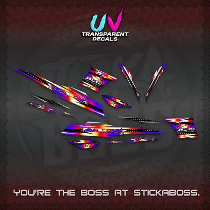 AEROX V2 UV TRANSPARENT DECALS (2026 INDO STAR 001) STICKER KITS BY STICKABOSS