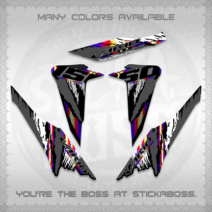 CLICK 150 V2 VARIO DECALS (2022 SPECIAL SPLASH DESIGN) STICKER KITS BY STICKABOSS