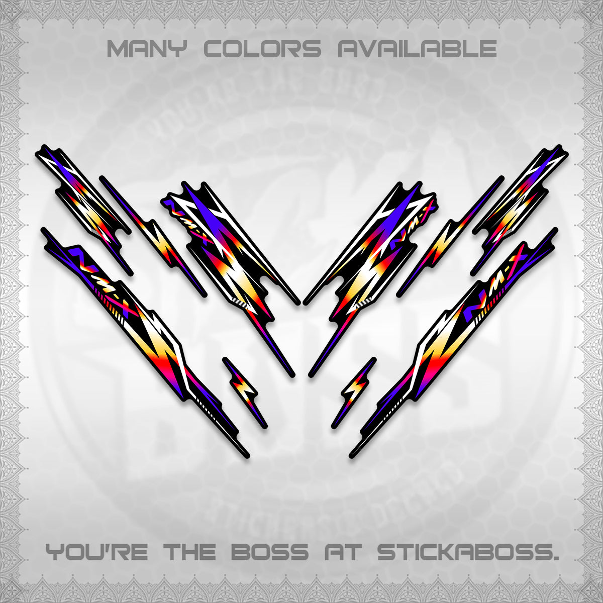 NMAX V2 DECALS (2024 NM A8 STYLE) STICKER DECALS By STICKABOSS