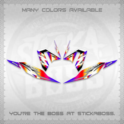 CLICK 125 V4 VARIO DECALS (2026 VR0006 DESIGN) STICKER KITS BY STICKABOSS