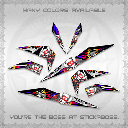 BEAT FI V2 DECALS (2026 NEW RCB 2.0 DESIGN) STICKER KITS BY STICKABOSS