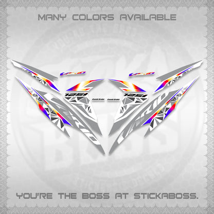 CLICK 125 V2 VARIO FOR WHITE DECALS (2018–2022 STYLE DESIGN) STICKER DECALS BY STICKABOSS