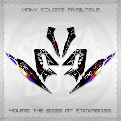 CLICK V4 DECALS (2026 TRC RACING DESIGN)STICKER DECALS By STICKABOSS