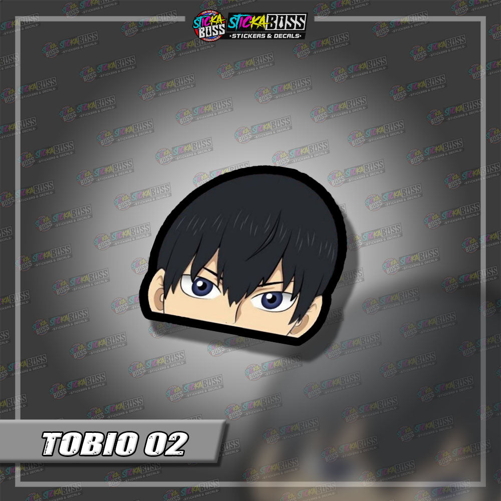 HAIKYUU | ANIME PEEKER STICKER【VINYL PRINTED】( LAMINATED / WATERPROOF )