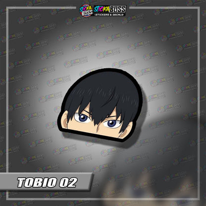 HAIKYUU | ANIME PEEKER STICKER【VINYL PRINTED】( LAMINATED / WATERPROOF )