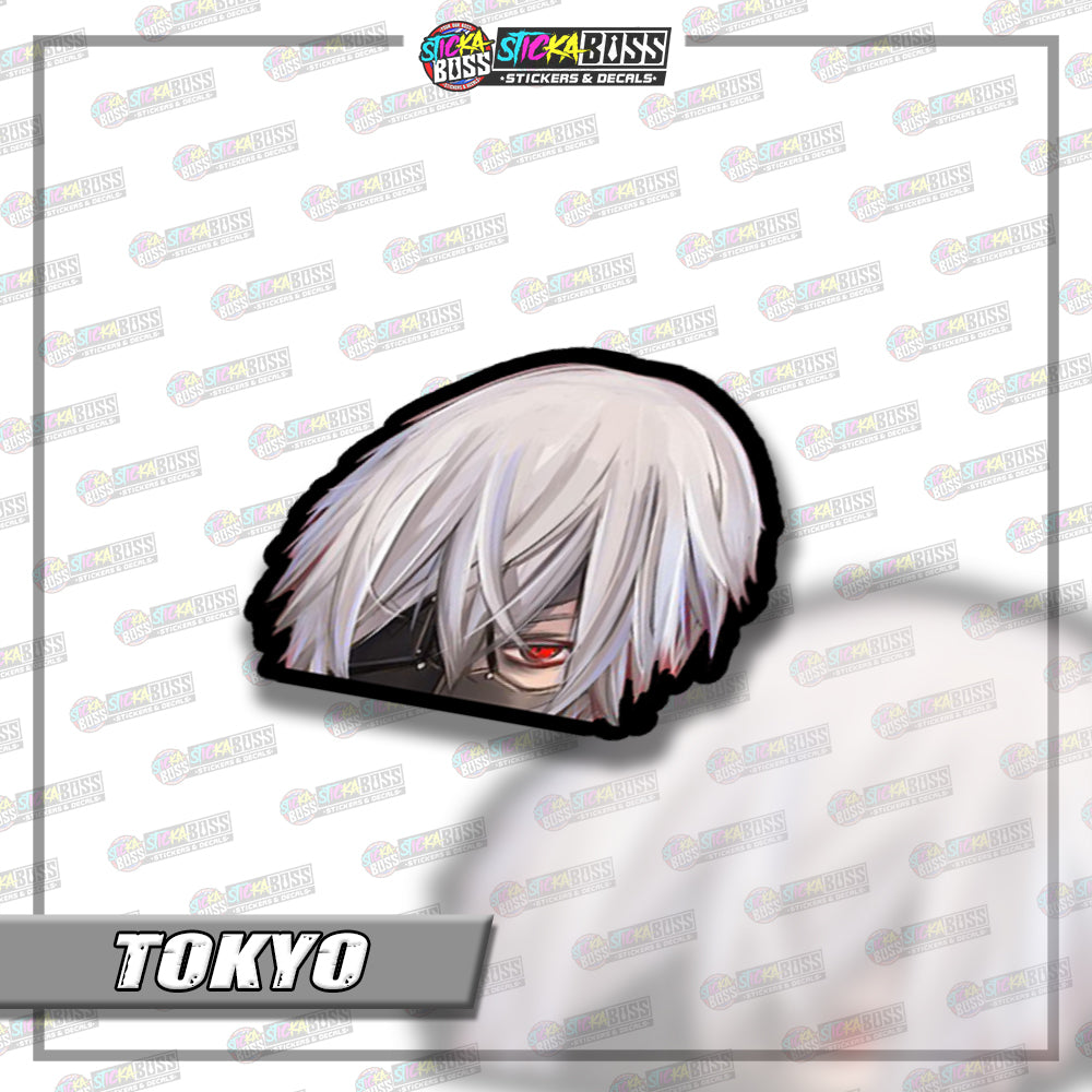TOKYO GHOUL | ANIME PEEKER STICKER【VINYL PRINTED】( LAMINATED / WATERPROOF )