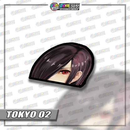 TOKYO GHOUL | ANIME PEEKER STICKER【VINYL PRINTED】( LAMINATED / WATERPROOF )