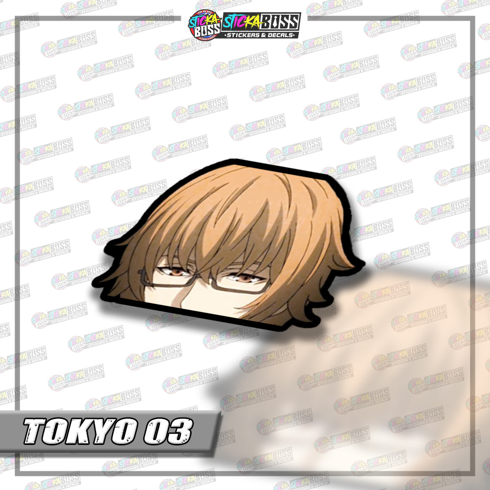 TOKYO GHOUL | ANIME PEEKER STICKER【VINYL PRINTED】( LAMINATED / WATERPROOF )