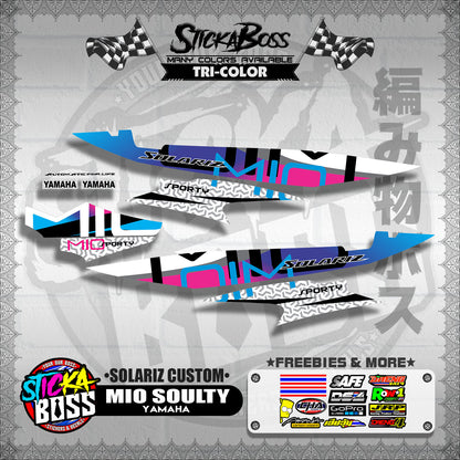 MIO SOULTY DECALS ( SOLARIZ CUSTOM )【WITH FREEBIES】