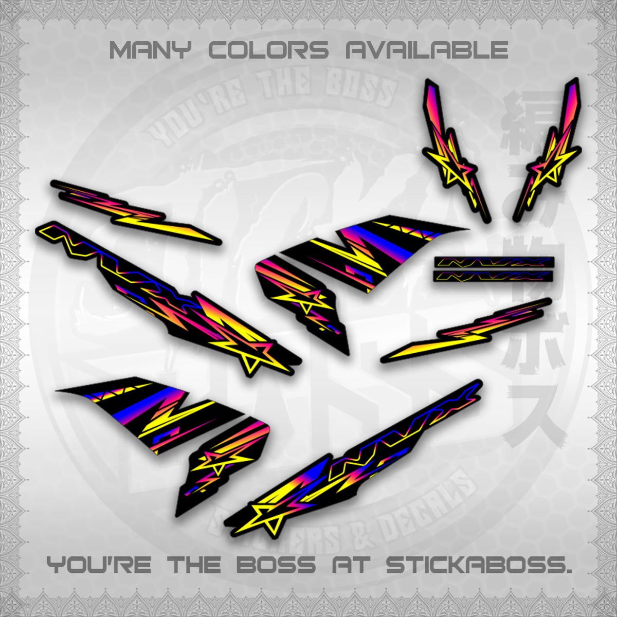 AEROX V1 MALAY CONCEPT ( NVX STARLIGHT ) STICKER DECALS By STICKABOSS