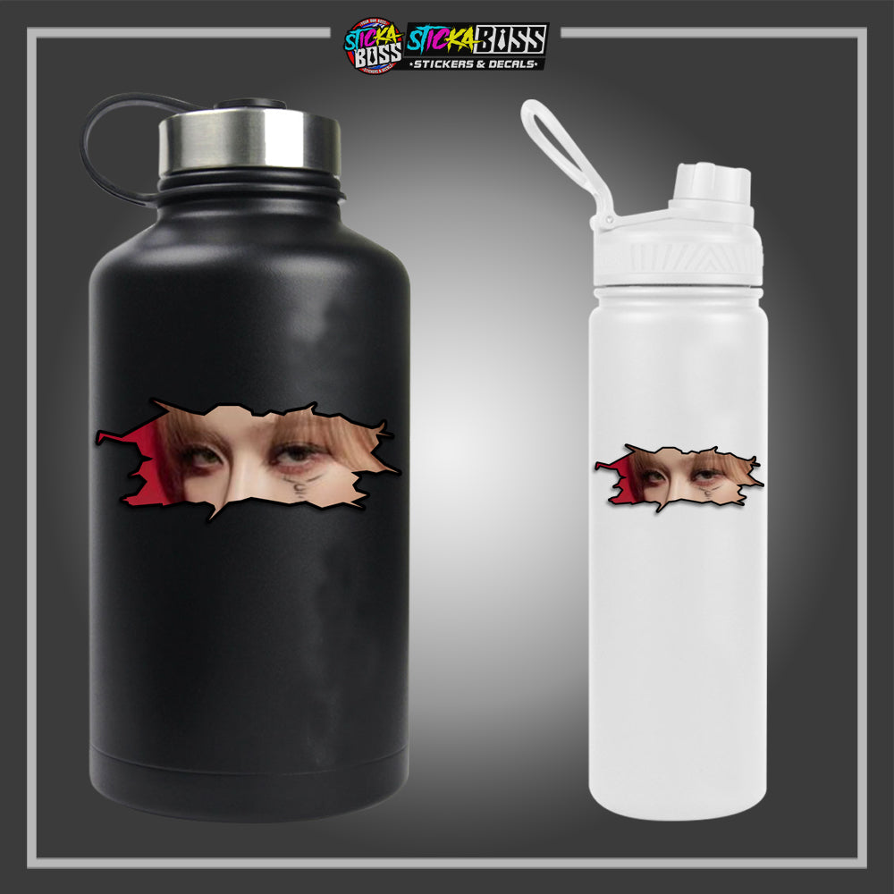 KPOP-AESPA | CRACK PEEKERS  ( ANIME VINYL STICKER DECALS )【Stickaboss】