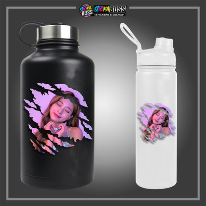 TWICE | SCRATCH STICKER【VINYL PRINTED】( LAMINATED / WATERPROOF )【Stickaboss】
