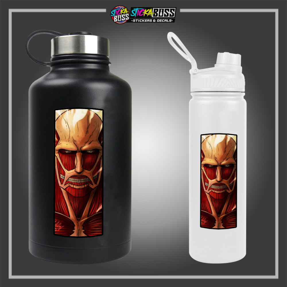 ATTACK ON TITAN | RECTANGLE SIZE  VINYL STICKER 【VINYL PRINTED】( LAMINATED / WATERPROOF )