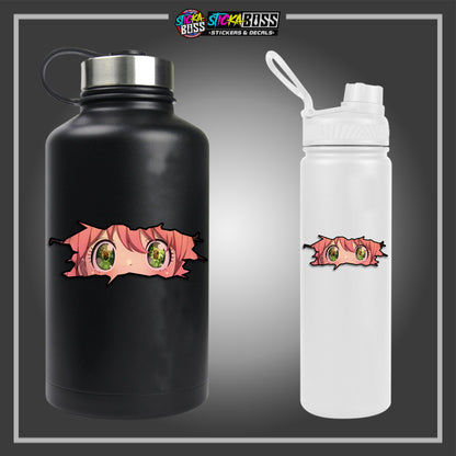 ANYA | CRACK PEEKERS  ( ANIME VINYL STICKER DECALS )【Stickaboss】