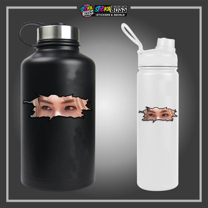 KPOP-STRAYKIDS | CRACK PEEKERS  ( ANIME VINYL STICKER DECALS )【Stickaboss】