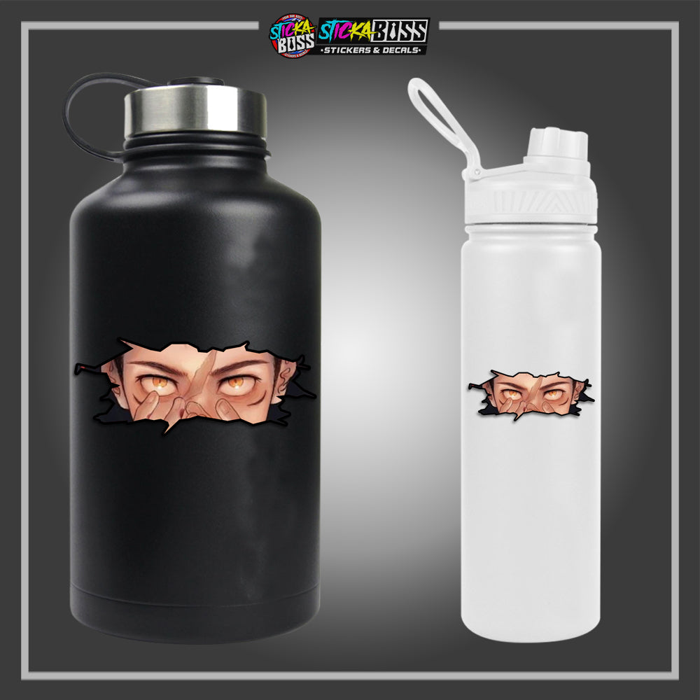 JUJUTSU KAISEN | CRACK PEEKERS  ( ANIME VINYL STICKER DECALS )【Stickaboss】