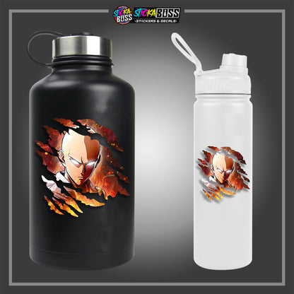 ONE PUNCH  MAN | ANIME SCRATCH STICKER【VINYL PRINTED】( LAMINATED / WATERPROOF )【Stickaboss】