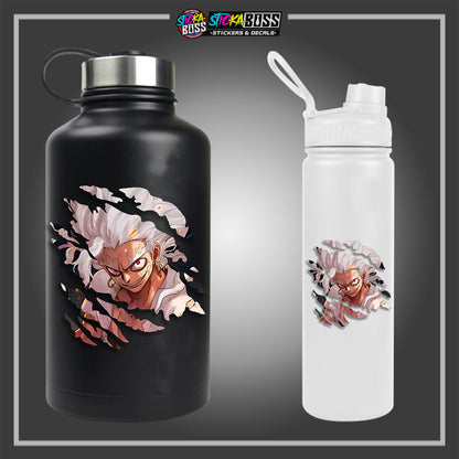 LUFFY GEAR  4&5 | ANIME SCRATCH STICKER【VINYL PRINTED】( LAMINATED / WATERPROOF )【Stickaboss】