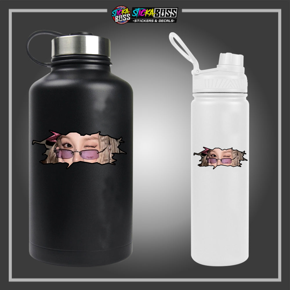 KPOP-GIDLE | CRACK PEEKERS  ( ANIME VINYL STICKER DECALS )【Stickaboss】