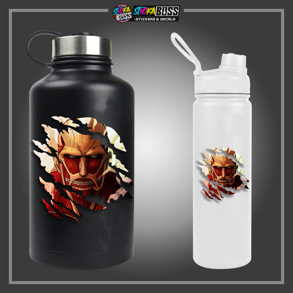 ATTACK ON TITAN PART  | ANIME SCRATCH STICKER【VINYL PRINTED】( LAMINATED / WATERPROOF )【Stickaboss】