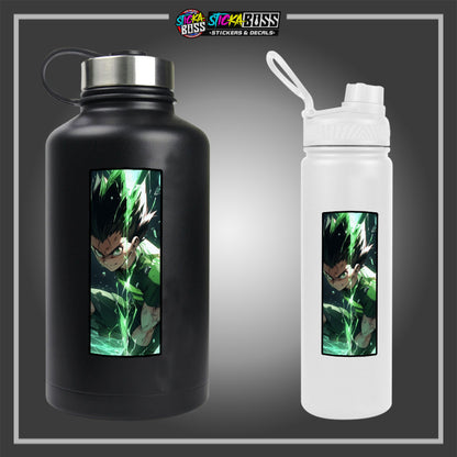 HUNTER X HUNTER | RECTANGLE SIZE  VINYL STICKER 【VINYL PRINTED】( LAMINATED / WATERPROOF )