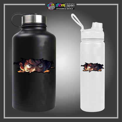 ONEPIECE | CRACK PEEKERS  ( ANIME VINYL STICKER DECALS )【Stickaboss】