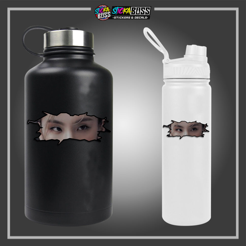 KPOP- ITZY| CRACK PEEKERS  ( ANIME VINYL STICKER DECALS )【Stickaboss】