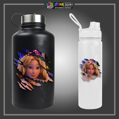 BARBIE   | ANIME SCRATCH STICKER【VINYL PRINTED】( LAMINATED / WATERPROOF )【Stickaboss】