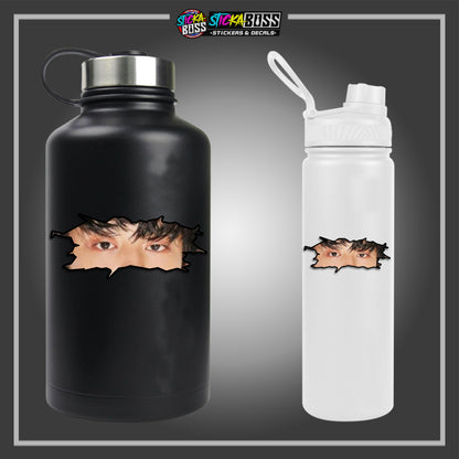 KPOP- EXO | CRACK PEEKERS  ( ANIME VINYL STICKER DECALS )【Stickaboss】