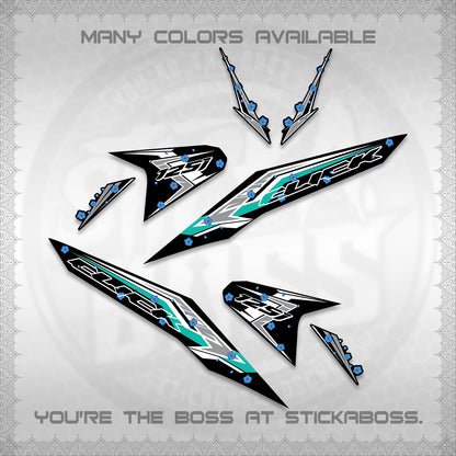 CLICK V2 VARIO DECALS (MOTIF POLET SAKURA DESIGN)STICKER DECALS By STICKABOSS