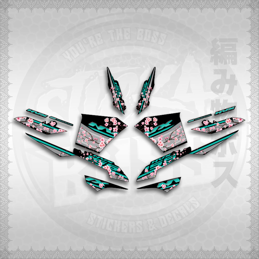 STICKER DECALS for AEROX V3 ALPHA TURBO INDO-MALAYSIAN (AV3SAIN) By STICKABOSS (SOFIE LAMINATED WATERPROOF)