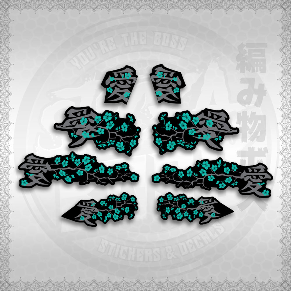 STICKER DECALS for NMAX V3 TURBO INDO (NV3SAXFL) By STICKABOSS (SOFIE LAMINATED WATERPROOF)