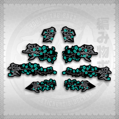 STICKER DECALS for NMAX V3 TURBO INDO (NV3SAXFL) By STICKABOSS (SOFIE LAMINATED WATERPROOF)