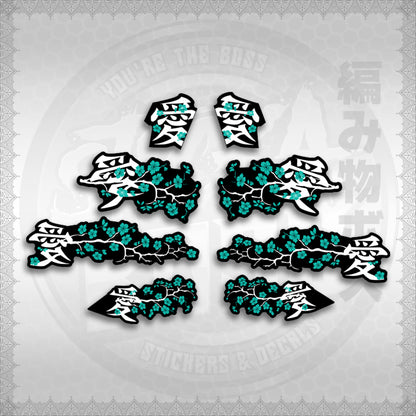 STICKER DECALS for NMAX V3 TURBO INDO (NV3SAXFL) By STICKABOSS (SOFIE LAMINATED WATERPROOF)