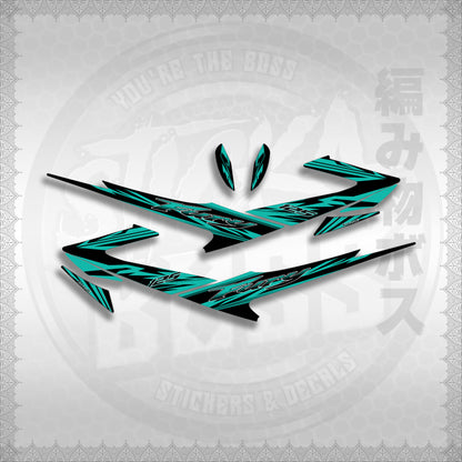 FURY 125 LUEFI RACE FLARE STICKER DECALS By STICKABOSS (SOFIE LAMINATED WATERPROOF)