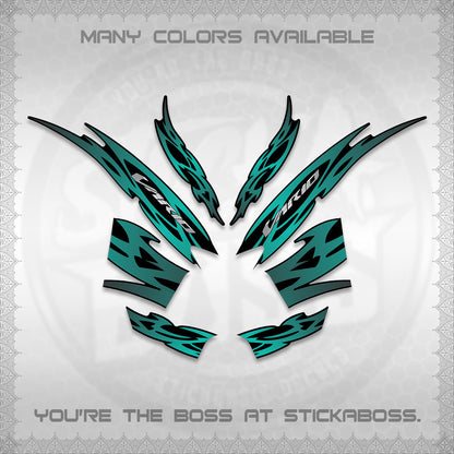 CLICK 125 V2 INDO STRIPING DECALS (2026 NUSANTARA MOTIF) STICKER DECALS By STICKABOSS