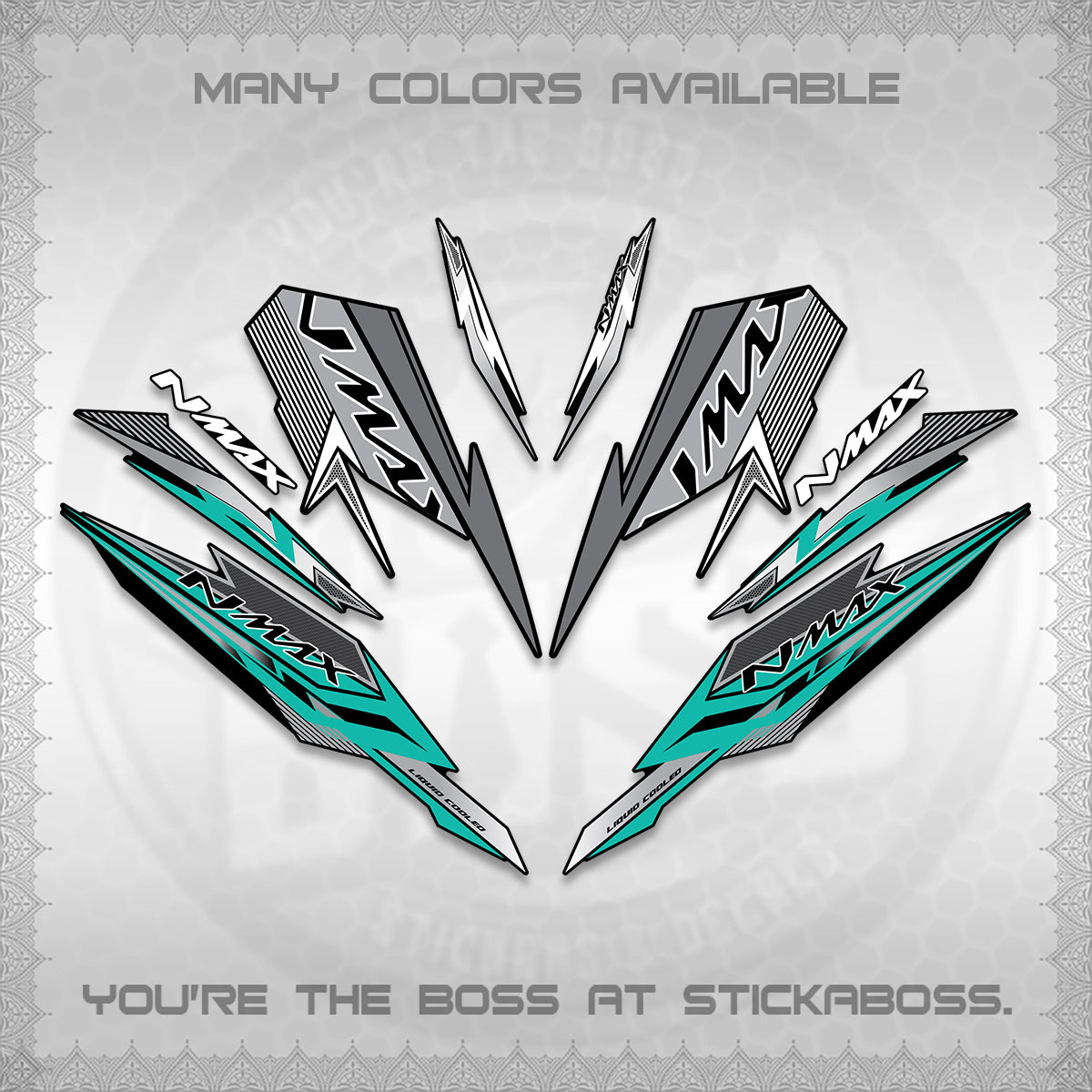 NMAX V2 DECALS (2026 VARIO STYLE) STICKER DECALS By STICKABOSS